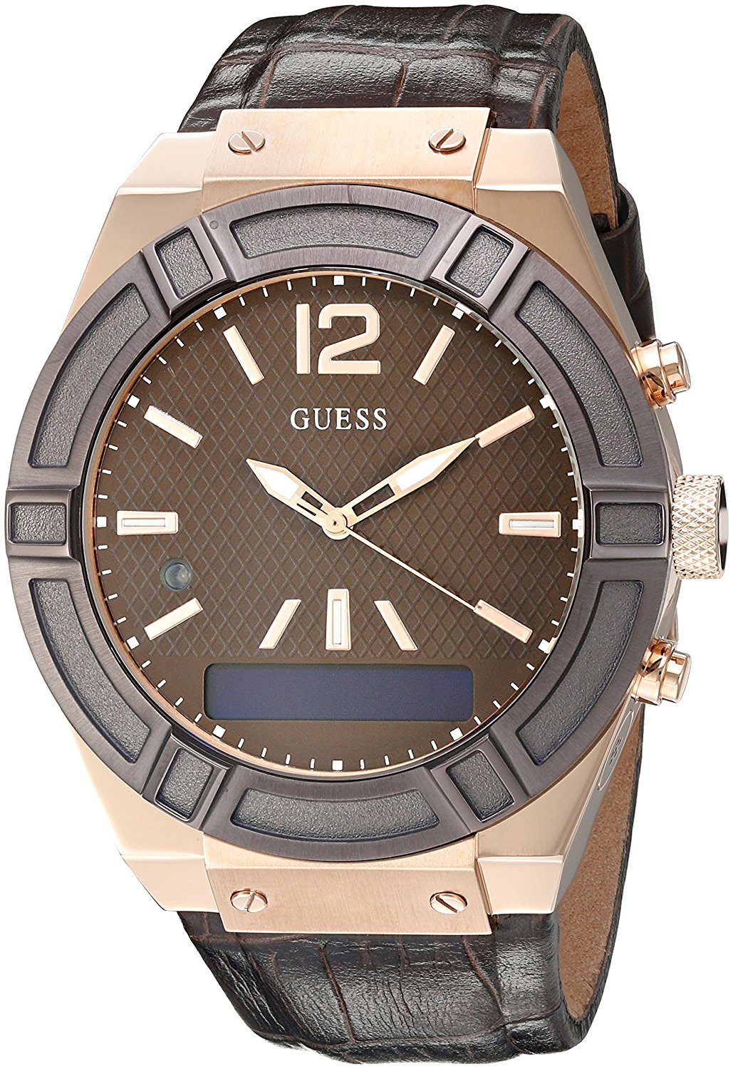 Guess Watches : C0001G2 Quartz Bluetooth Hybrid Smart Watch Unisex Watch