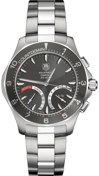 TAG Heuer Watches : CAF7111.BA0803 Gray Dial Automatic Regatta Men Watch