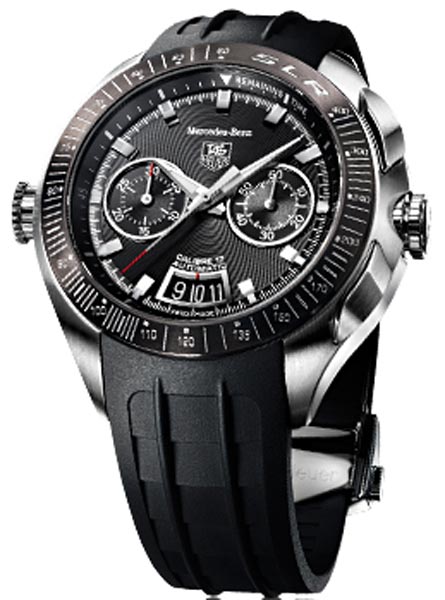 TAG Heuer Watches : CAG2111.FT6009 SLR for Mercedes Benz Limited Edition Chronograph Date Black Rubber Men Watch