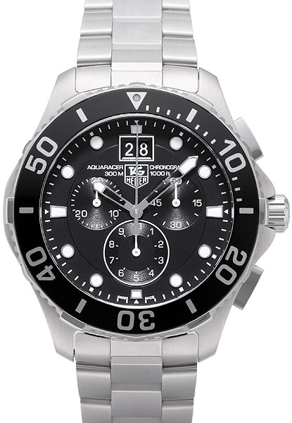 TAG Heuer Watches : CAN1010.BA0821 Quartz Chronograph Grande Date Stainless Steel Men Watch