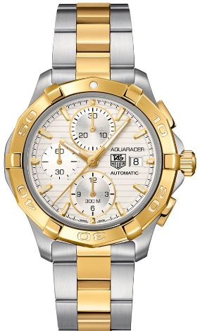 TAG Heuer Watches : CAP2120.BB0834 Automatic Chronograph Stainless Steel and 18ct Gold Men Watch