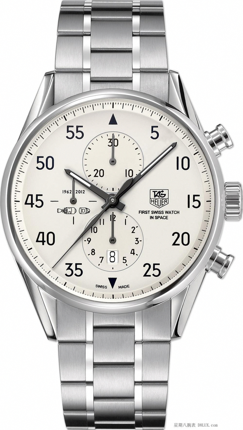 TAG Heuer Watches : CAR2015.BA0796 Automatic Calibre 1887 Chronograph Space X Stainless Steel Men Watch