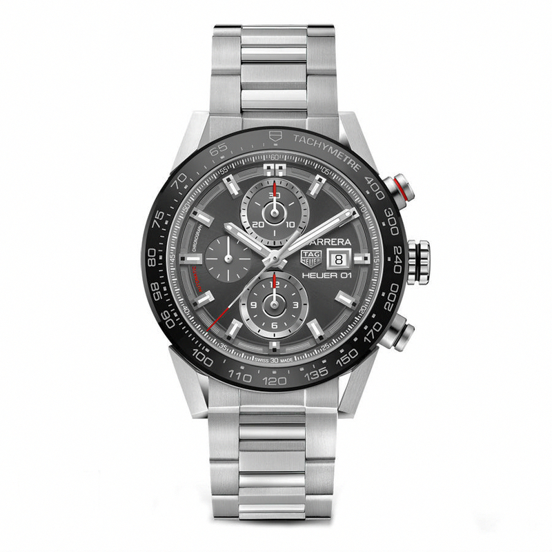 TAG Heuer Watches : CAR201W.BA0714 Automatic Chronograph Date Stainless Steel Men Watch
