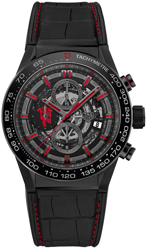 TAG Heuer Watches : CAR2A1J.FC6400 Caliber Heuer 01 Red Devil Limited Edition Men Watch