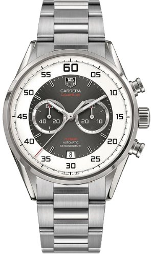 TAG Heuer Watches : CAR2B11.BA0799 Automatic Calibre 36 Gray Dial Stainless Steel Case And Bracelet Men Watch