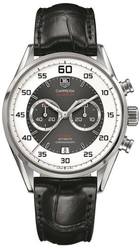 TAG Heuer Watches : CAR2B11.FC6235 Automatic Calibre 36 Gray Dial Stainless Steel Case With Black Stainless Steel Strap Men Watch
