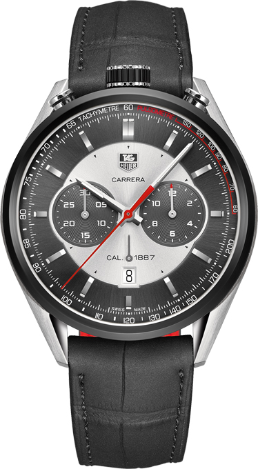 TAG Heuer Watches : CAR2C11.FC6327 Automatic Chronograph Date Black Leather Men Watch