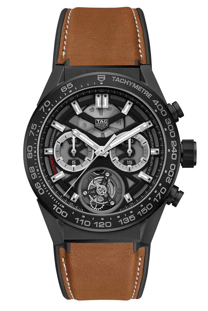 TAG Heuer Watches : CAR5A90.FT6121 Caliber Heuer 02 T Automatic Chronograph Ceramic Case Men Watch
