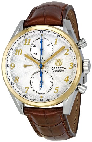 TAG Heuer Watches : CAS2150.FC6291 Automatic Chronograph Date Brown Leather Men Watch
