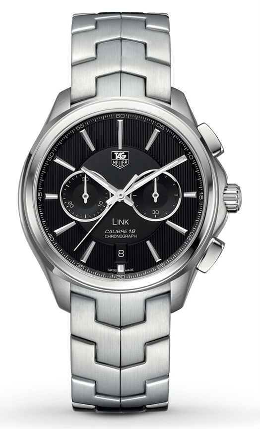 TAG Heuer Watches : CAT2110.BA0959 Automatic Chronograph Black Dial Date Stainless Steel Men Watch
