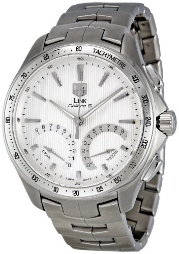 TAG Heuer Watches : CAT7011.BA0952 Hybrid Quartz Automatic Chronograph Link Men Watch