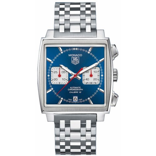 TAG Heuer Watches : CAW2111.BA0780 Automatic Blue Dial Stainless Steel Case With Stainless Steel Bracelet Men Watch