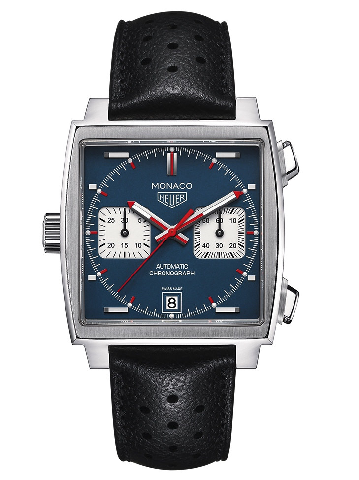 TAG Heuer Watches : CAW211P.FC6356 Automatic Calibre 11 Chronograph Date Black Leather Men Watch