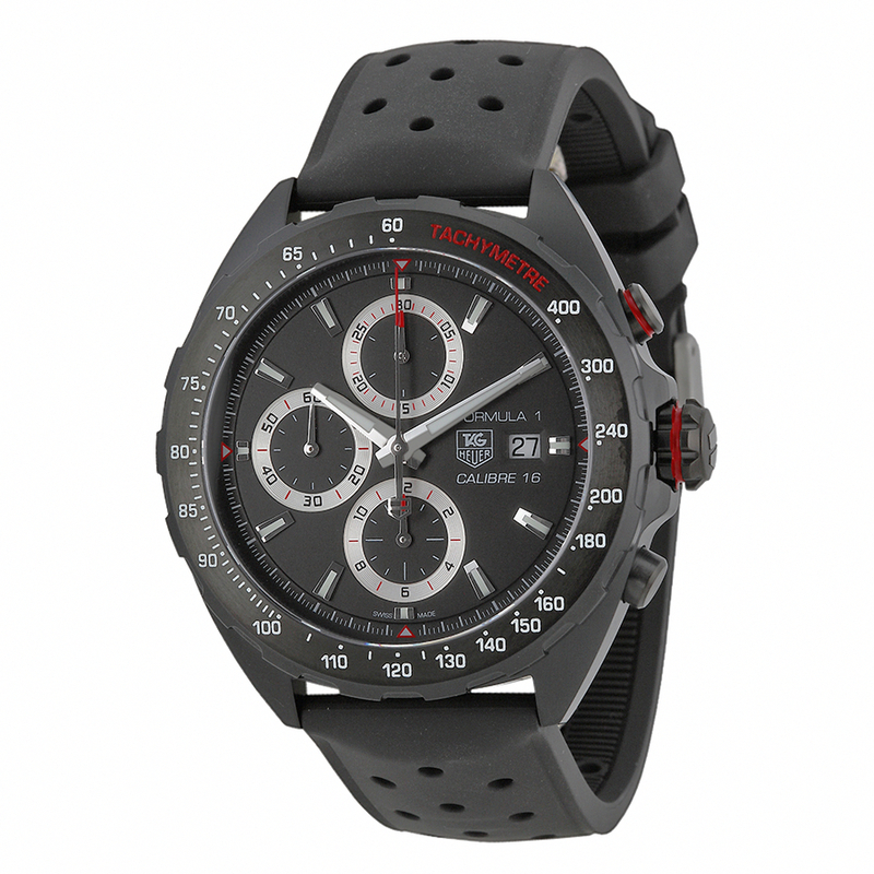 TAG Heuer Watches : CAZ2011.FT8024 Automatic Chronograph Date Black Rubber Men Watch