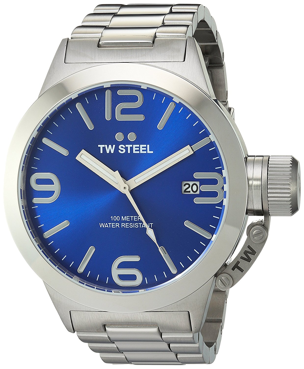 TW Steel Watches : CB11 Black Dial Stainless Steel Band Men Watch