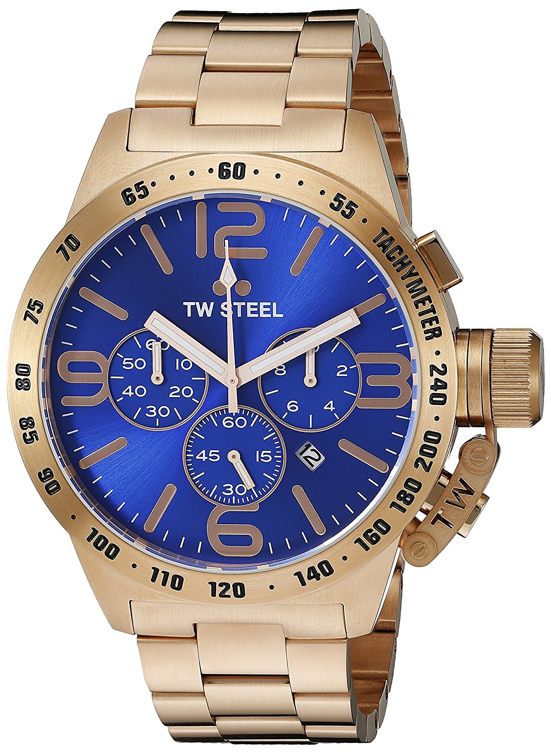 TW Steel Watches : CB183 Blue Dial Rose Gold Women Watch