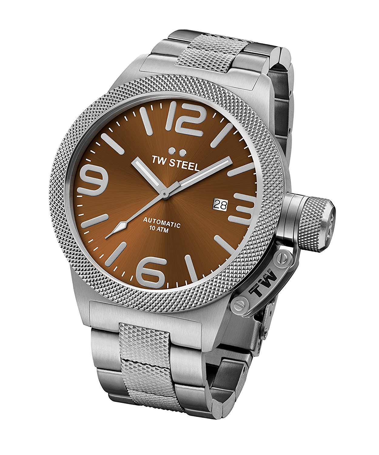 TW Steel Watches : CB25 brown Dial Stainless Steel Women Watch