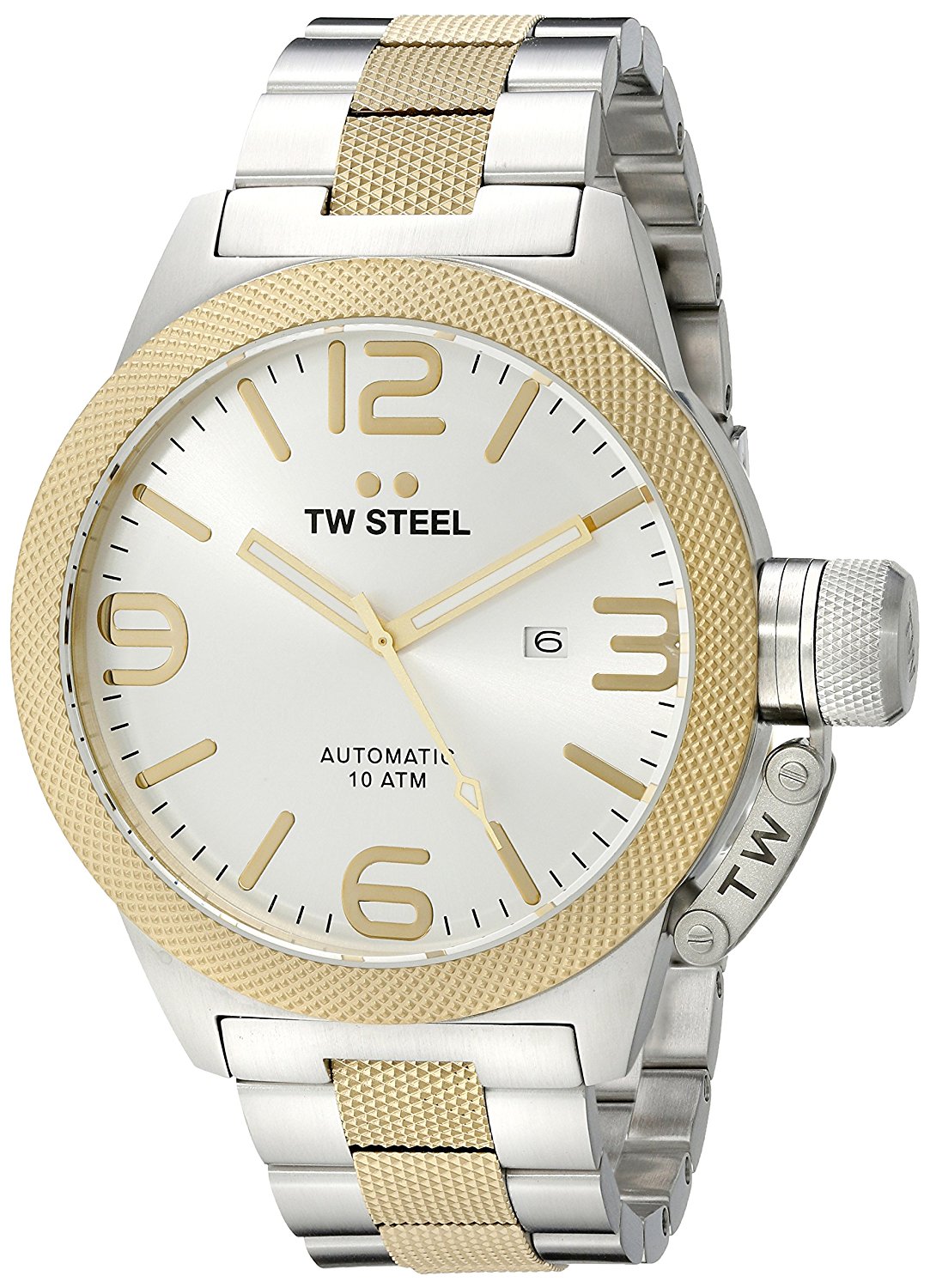 TW Steel Watches : CB36 Silver Dial Stainless Steel Band Men Watch