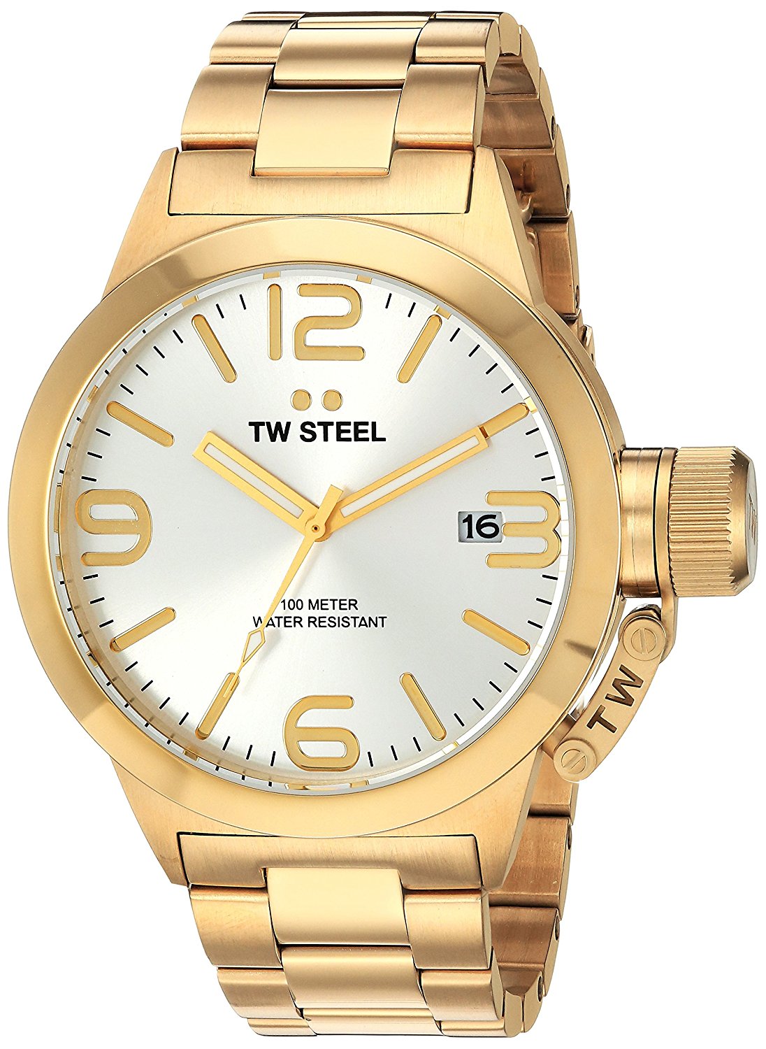 TW Steel Watches : CB81 Silver Dial Stainless Steel Band Men Watch