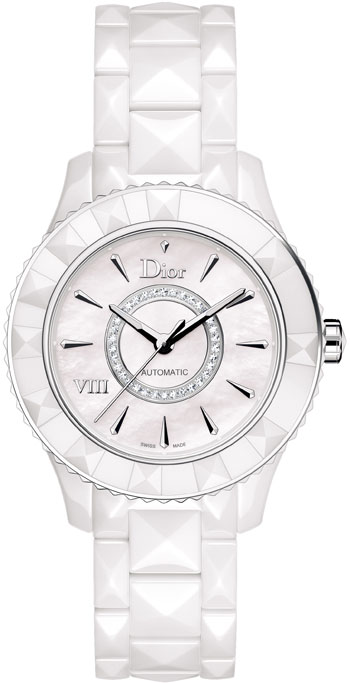 Christian Dior Watches : CD1245E3C003 Automatic Mother of Pearl Diamonds 38mm Women Watch