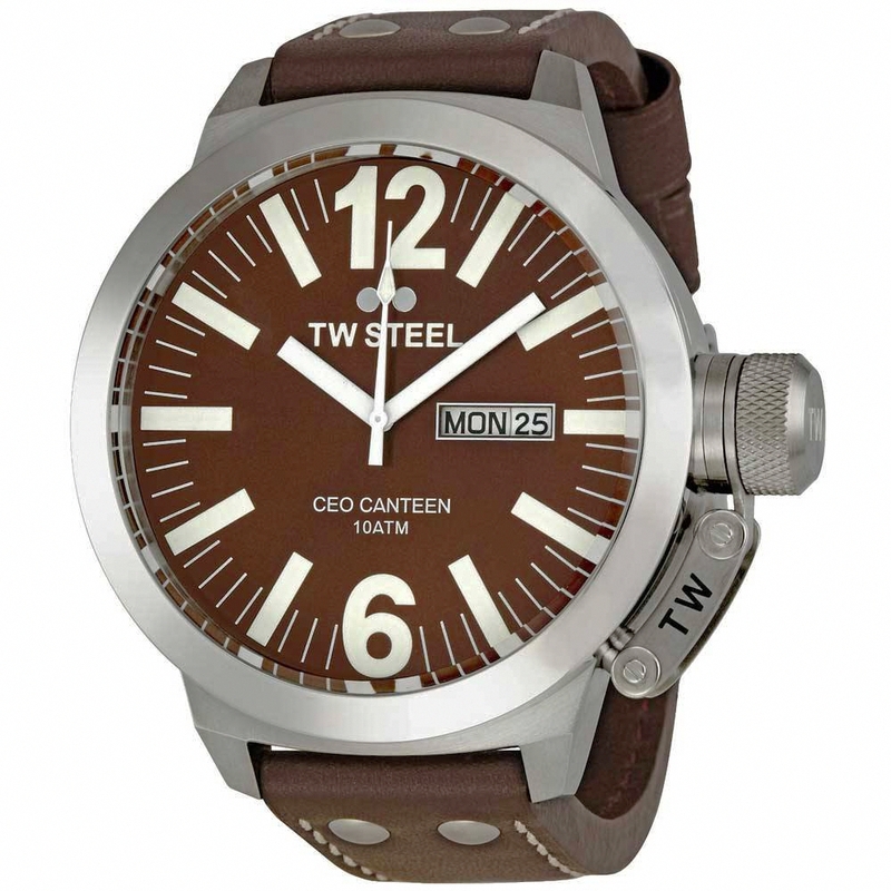 Tw Steel Watches : CE1010_tw_steel Quartz Day - Date 50mm CEO Canteen Men Watch
