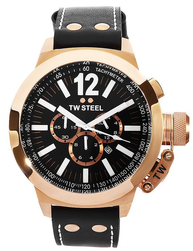 TW Steel Watches : CE1024 Quartz Chronograph 50mm Men Watch