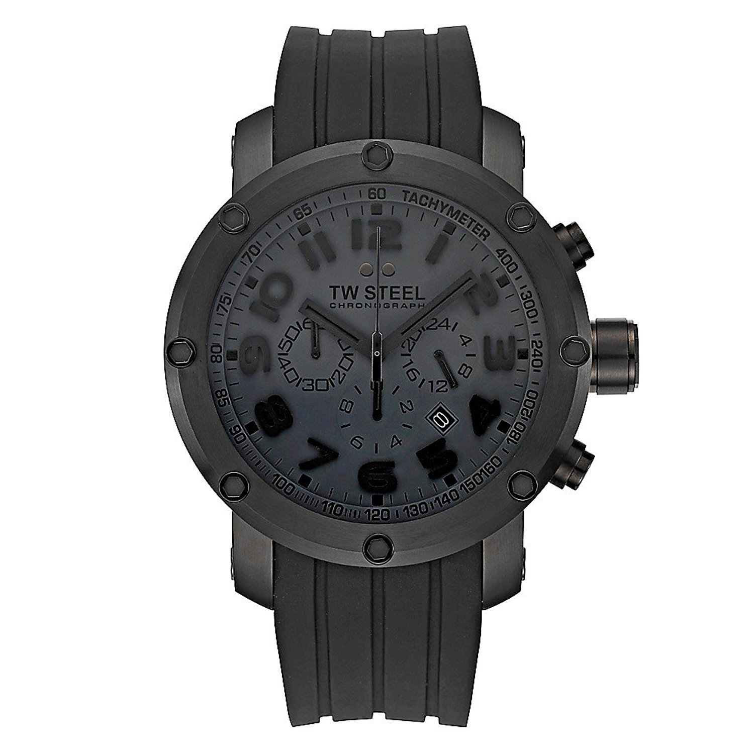 TW Steel Watches : CE1029 Black Dial Pvd Black Band Men Watch