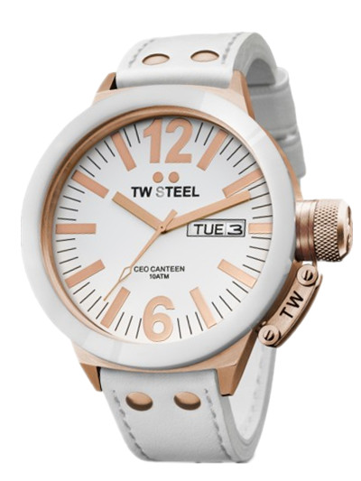 Tw Steel Watches : CE1036_tw_steel Quartz Ceramic Day - Date 50mm CEO Canteen Men Watch