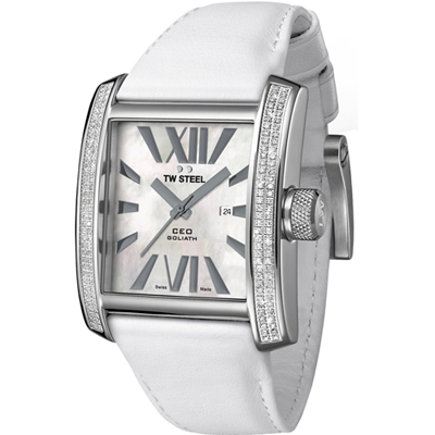 TW Steel Watches : CE3015 Quartz Diamond 37mm Women Watch