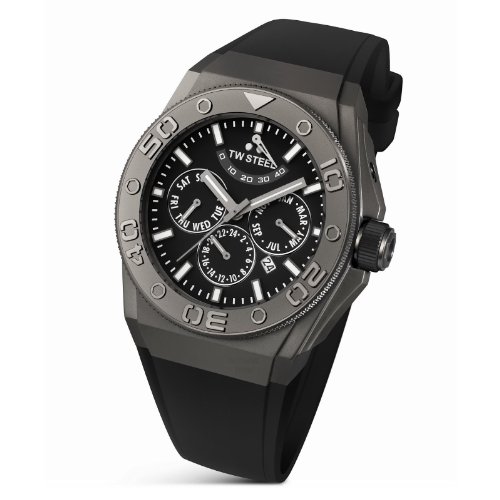 Tw Steel Watches : CE5000 Automatic Power Reserve Indicator Multifunction 44mm CEO Diver Men Watch