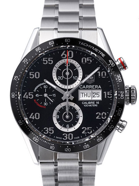 TAG Heuer Watches : CV2A10.BA0796 Automatic Calibre 16 Chronograph Day Date Stainless Steel Men Watch