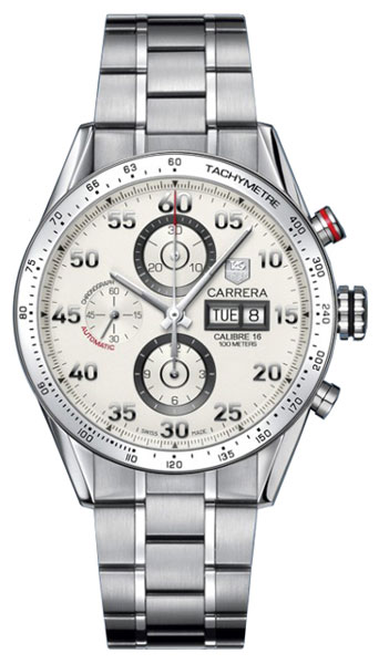 TAG Heuer Watches : CV2A11.BA0796 Automatic Calibre 16 Chronograph Day Date Stainless Steel Men Watch