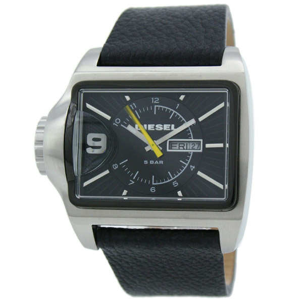 Diesel Watches : DZ1313 Day Date display Mineral Crystal Men Watch
