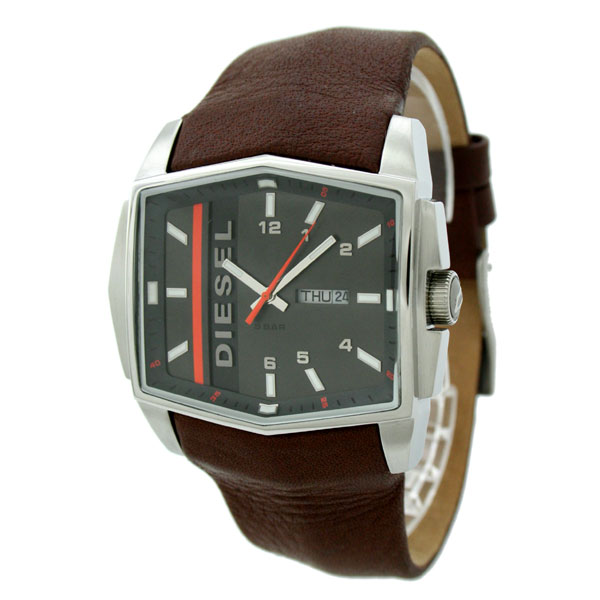 Diesel Watches : DZ1341 Day Date display Mineral Crystal Men Watch