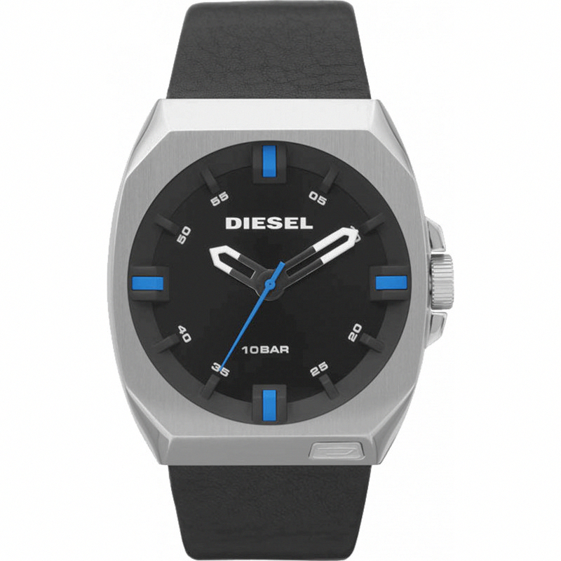 Diesel Watches : DZ1545 Quartz Stainless Steel Case With Rubber Strap Men Watch