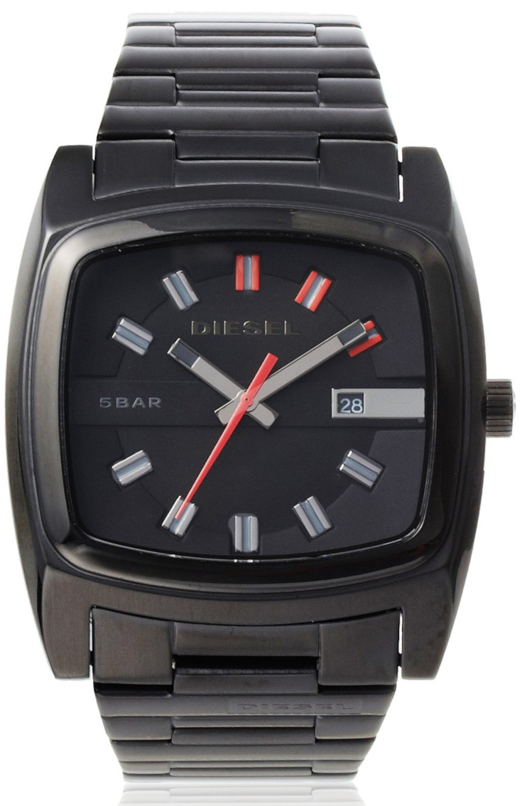 Diesel Watches : DZ1557 Quartz Analog Date Black Dial Stainless Steel Men Watch