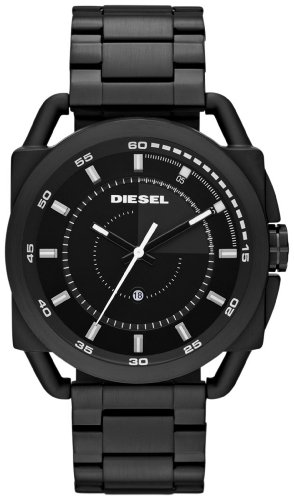 Diesel Watches : DZ1580 Quartz Stainless Steel Case With Black Bracelet Men Watch