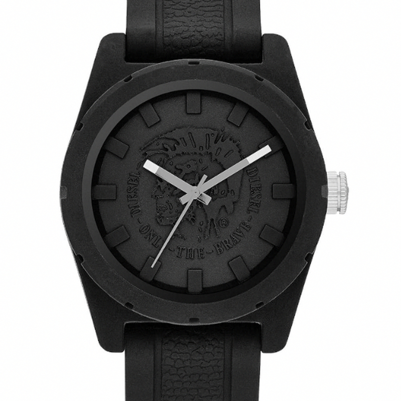 Diesel Watches : DZ1591 Quartz Analog Black Rubber Strap Men Watch