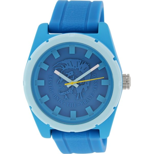 Diesel Watches : DZ1592 Quartz Analog Blue Dial Rubber Men Watch