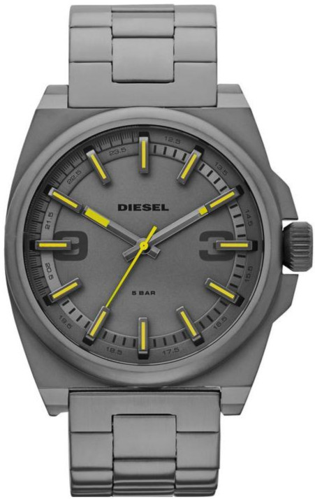 Diesel Watches : DZ1615 Quartz Analog Grey Stainless Steel Men Watch