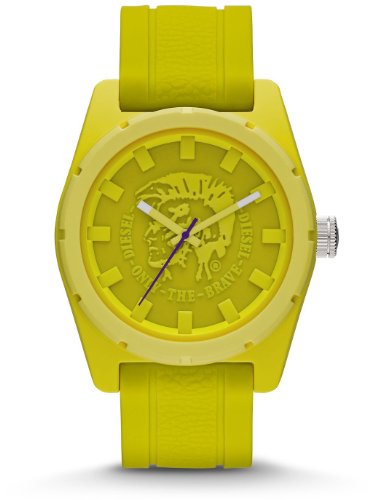 Diesel Watches : DZ1626 Quartz Analog Yellow Rubber Men Watch