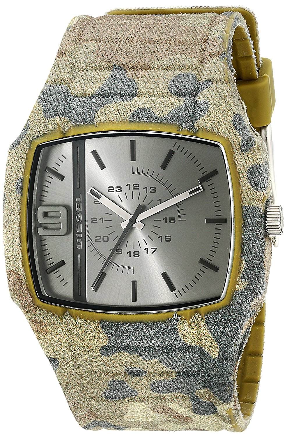Diesel Watches : DZ1671 Quartz Analog Camouflage Silicone Men Watch