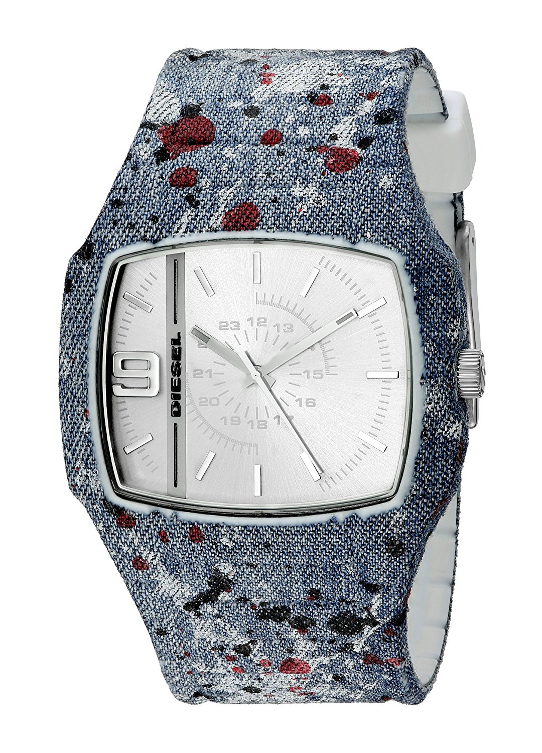 Diesel Watches : DZ1685 Silver Dial Stainless Steel Band Men Watch