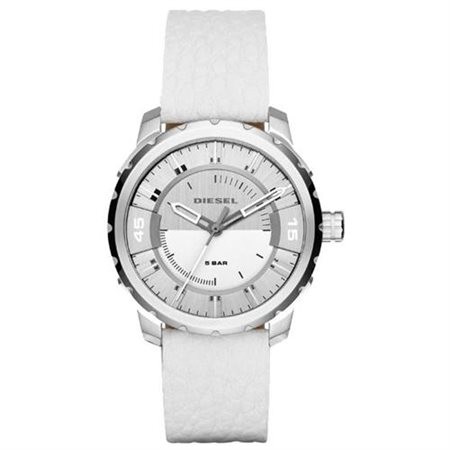 Diesel Watches : DZ1731 Quartz Analog White Leather Men Watch