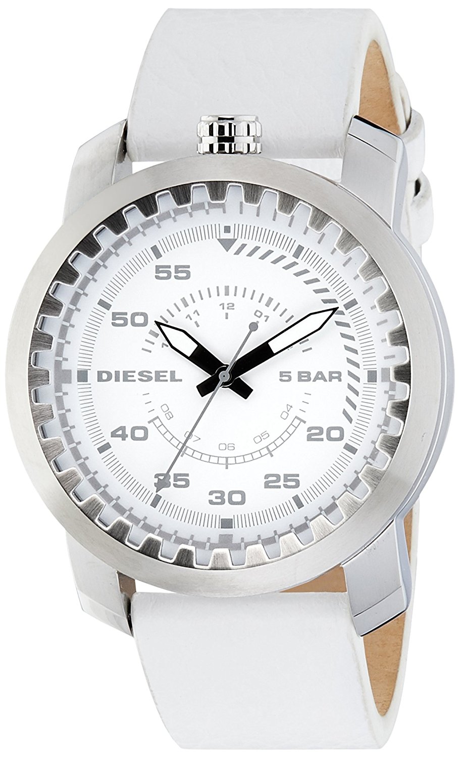 Diesel Watches : DZ1752 White Dial Stainless Steel Band Men Watch