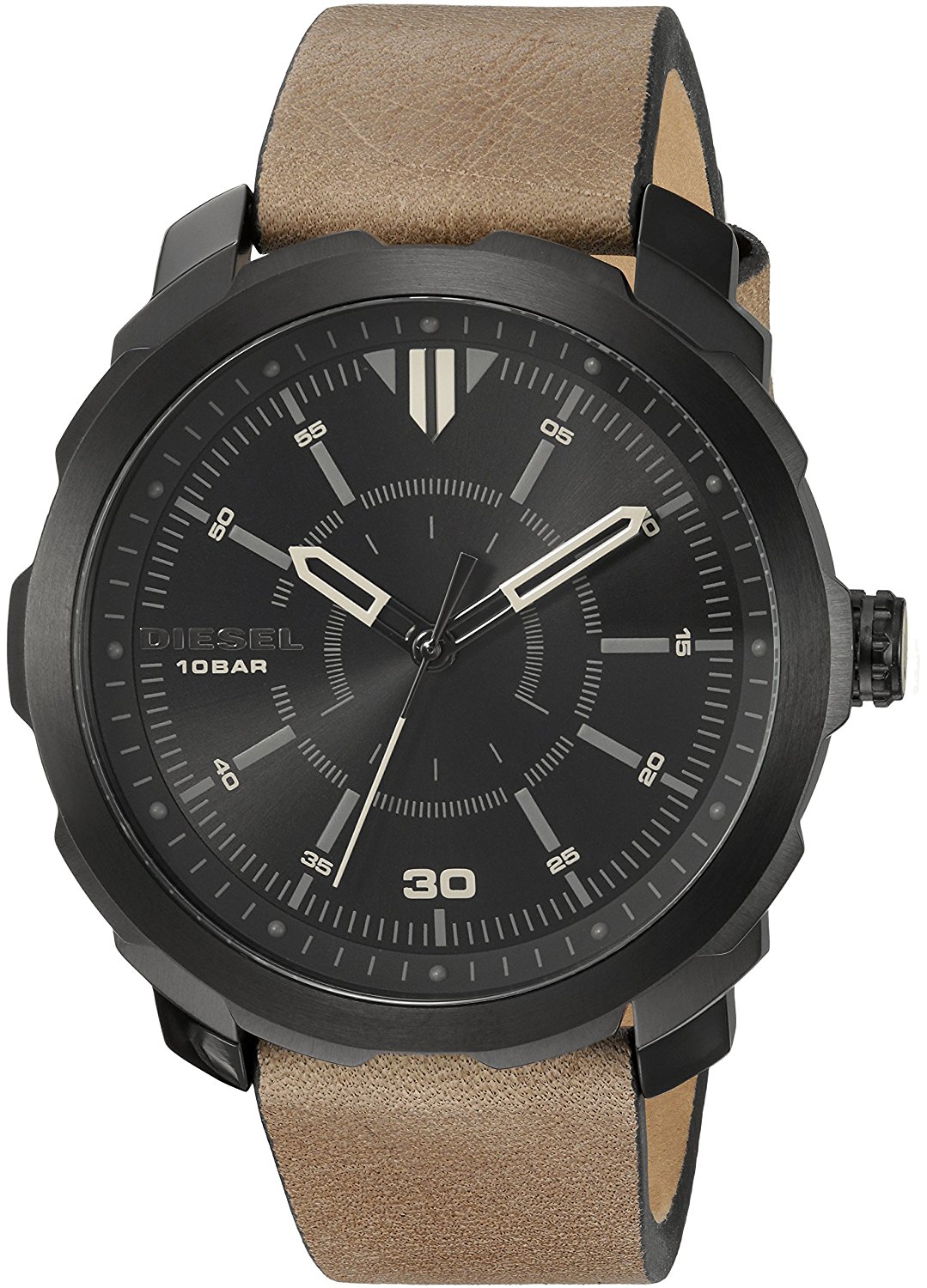 Diesel Watches : DZ1788 Quartz Analog Brown Leather Men Watch