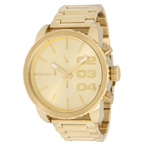 Diesel Watches : DZ4268 Quartz Gold Tone Dial Stainless Steel Case And Bracelet Men Watch