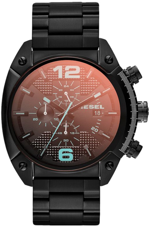 Diesel Watches : DZ4316 Quartz Chronograph Date Black Stainless Steel Men Watch