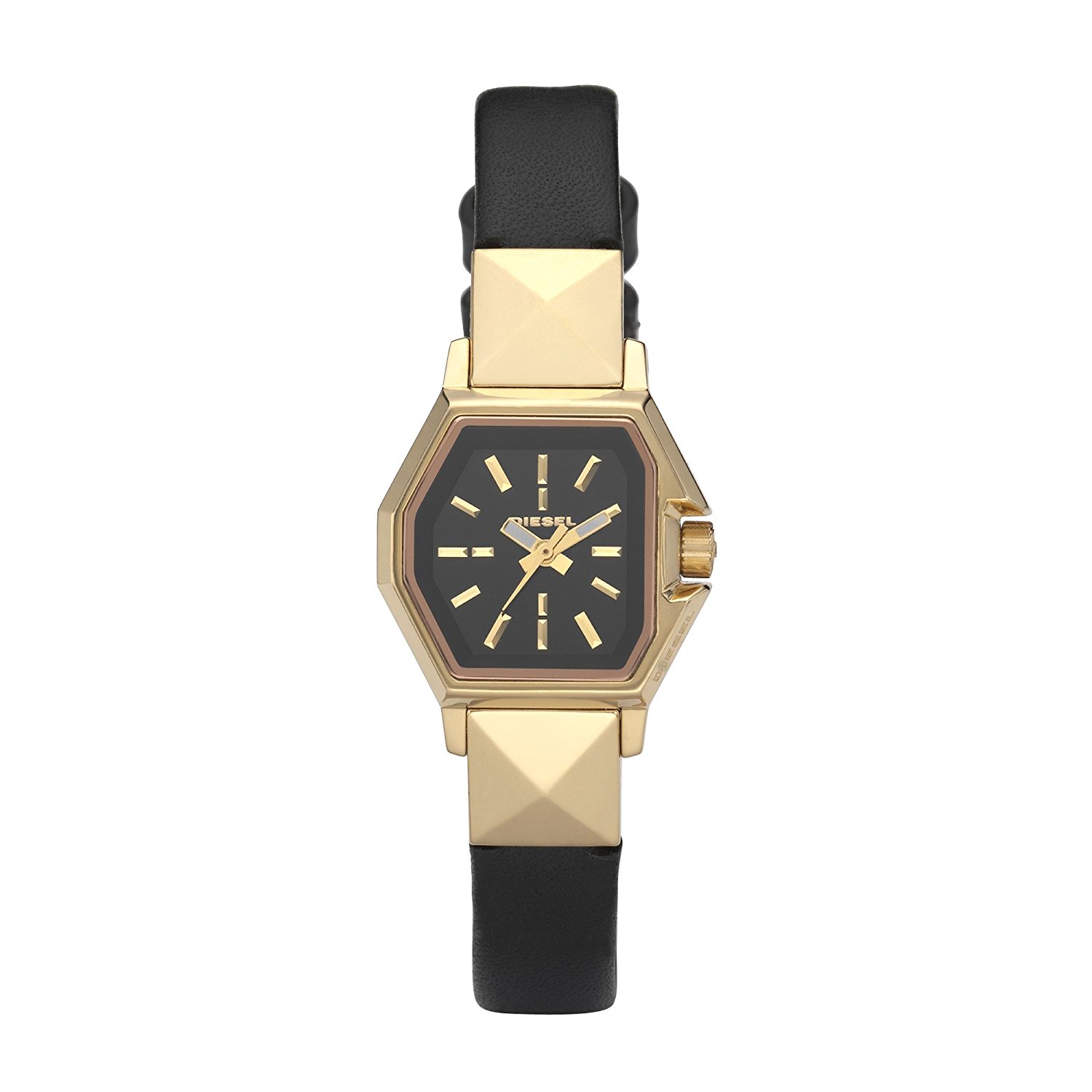 Diesel Watches : Dz5226 Black Dial Leather Band Men Watch