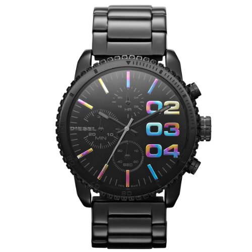 Diesel Watches : DZ5340 Quartz Stainless Steel Case And Bracelet Unisex Watch